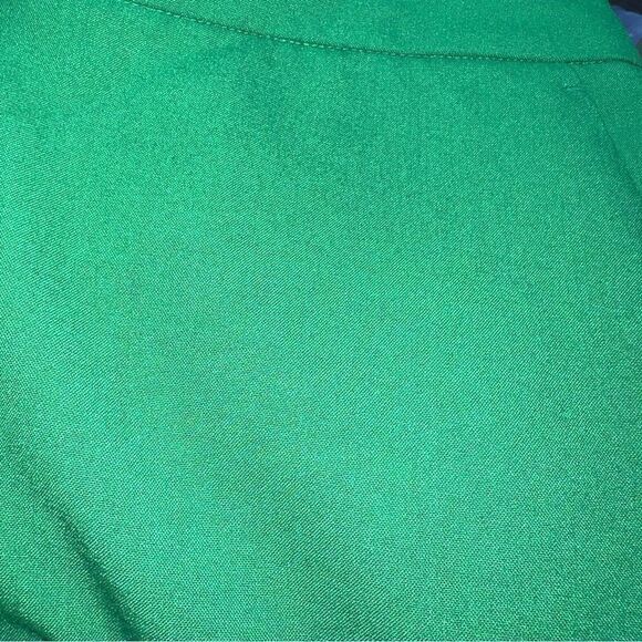 Vince Camuto Green Pleated Slim Leg Fit Ankle Dress Pants Size 6 - Picture 9 of 11